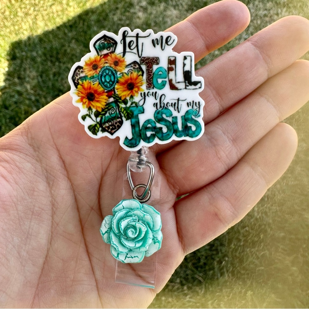Bible Verse Christian Quote Nurse Retractable Badge Holder Christmas Gift